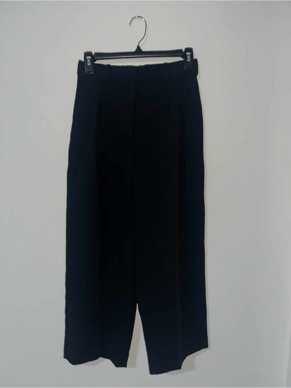 Wilfred Black Wide-Leg Dress Trousers